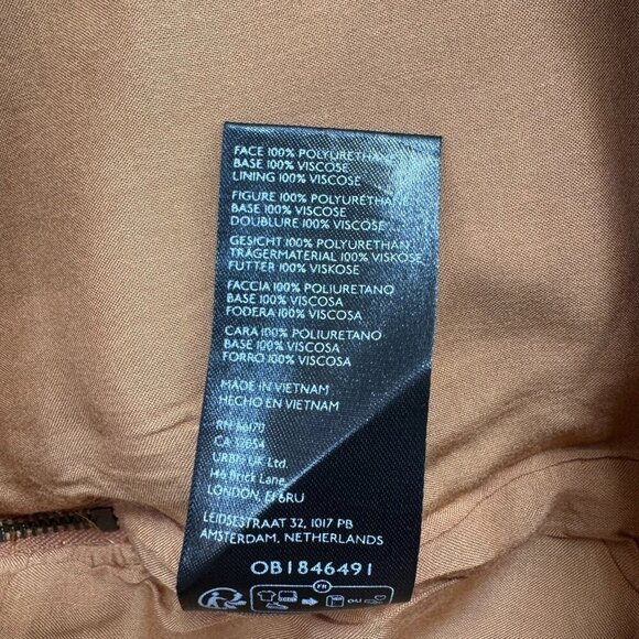 New Free People Micro Mini Suede Skort Low Rise We The Free Brown Stud Western 4 - Picture 7 of 11